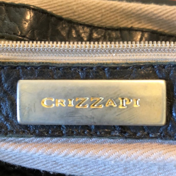 CRIZZAPI Bolsas Brazil Thick Pebbled Leather Zipper Detail Motorcycle Pouch LUXE - Picture 7 of 16